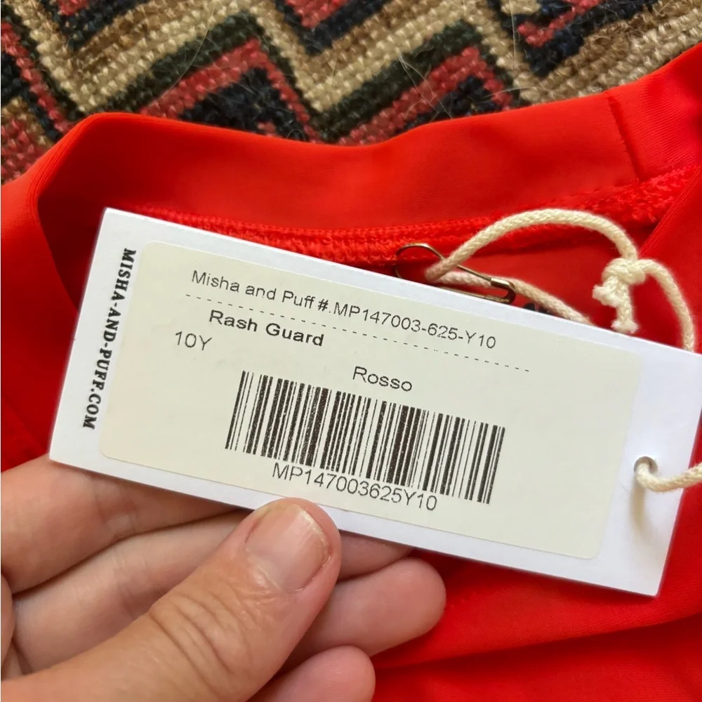 Misha and Puff NWT Tomato Red Rashguard - Picture 2 of 3